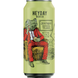 Photo of Heyday Beer Co Jeremiah Imperial Pilsner 440ml