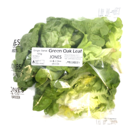 Photo of J&Co Green Oakleaf Lettuce 125g