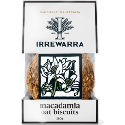 Photo of Irrewarra Macadamia Oat Biscuits 140g 140g