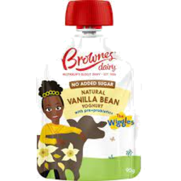 Photo of Brownes Yoghurt Wiggles Vanilla Bean 90g 