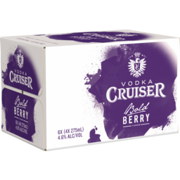 Photo of Vodka Cruiser Bold Berry 4.6% 6 X 4 X 275ml Bottle 4.0x275ml