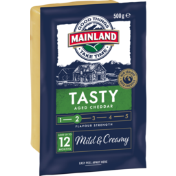 Photo of Mainland Tasty Cheddar Cheese 500g