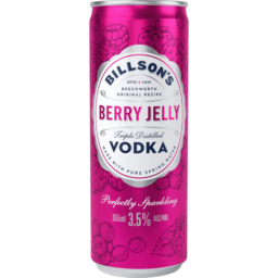 Photo of Billsons Berry Jelly Vodka Can 355ml