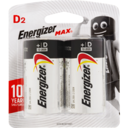 Photo of Energizer Max D Batteries 2pk