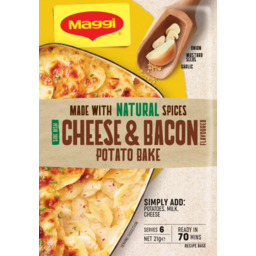 Photo of Maggi Side Dishes Recipe Mix Cheese And Bacon Herb Spices Natural 21g
