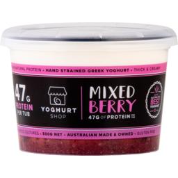 Photo of Yoghurt Shop Mixed Berry Greek Yoghurt 500g