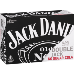 Photo of Jack Daniel's Double Jack & No Sugar Cola 24.0x375ml