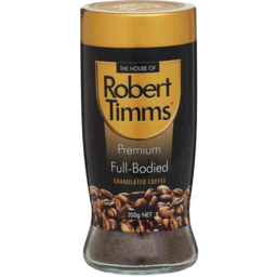 Photo of Robert Timms Premium Full Bodied Granulated Coffee 200g