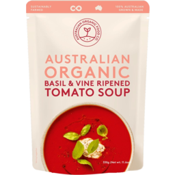 Photo of Australian Organic Food Co - Tomato & Basil Soup 330g