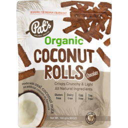 Photo of Pat's Organic - Coconut Rolls Chocolate