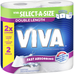 Photo of Viva Select-A-Size Double Length Paper Towel 2 Pack 