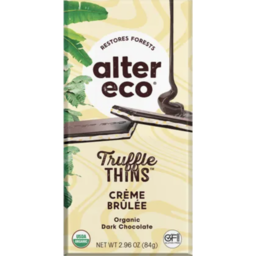 Photo of Alter Eco Truffle Thins - Creme Brulee
