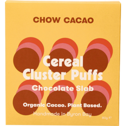 Photo of Chow Cacao Cereal Cluster Puffs Chocolate Slab