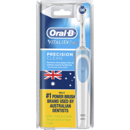 Photo of Oral-B Vitality Precision Clean White Electric Toothbrush With Charger