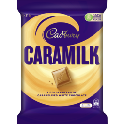 Photo of Cadbury Caramilk Caramelised White Chocolate Large Block 315g 315g