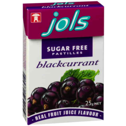 Photo of Jols Sugar Free Pastilles Blackcurrant 25gm