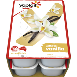 Photo of Yoplait Vanilla Yoghurt 12x100g