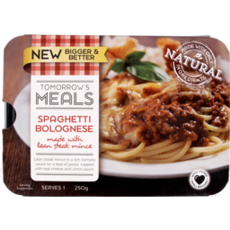 Photo of Tomorrow's Meals Spaghetti Bolognese 250g