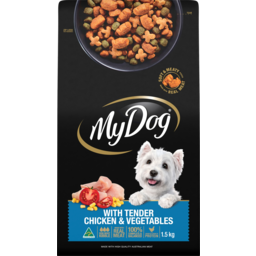 Photo of My Dog With Tender Chicken & Vegetables Dry Dog Food 1.5kg