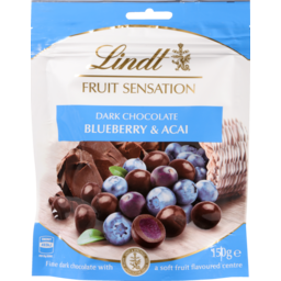 Photo of Lindt Fruit Sensation Dark Chocolate Blueberry & Acai 150g