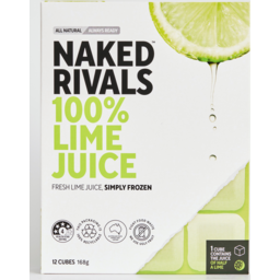 Photo of Naked Rivals 100% Lime Juice Cubes 12 Pack