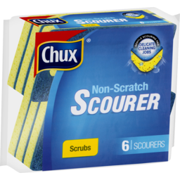 Photo of Chux Sponge Scourer Non-Scratch 6pk