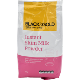 Photo of Black & Gold Powdered Instant Skim Powder Milk