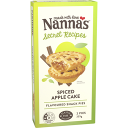 Photo of Nanna's Secret Recipes Spiced Apple Cake Flavoured Snack Pies 2 Pack