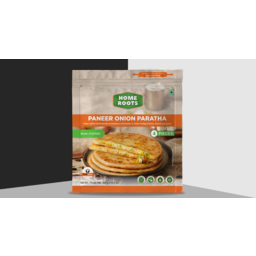 Photo of Home Roots Paratha - Paneer Onion 95g X 4pcs