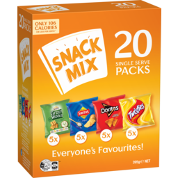 Photo of Smith's Potato Chips Snack Mix Variety Multipack 20 Pack 395g