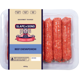 Photo of Slape & Sons Gourmet Range Beef Chevapchichi 480g