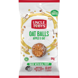 Photo of Uncle Tobys Oat Balls Family Snacks Apple And Oat X6