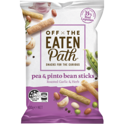 Photo of Off The Eaten Path Pea & Pinto Bean Sticks Roasted Garlic & Herb