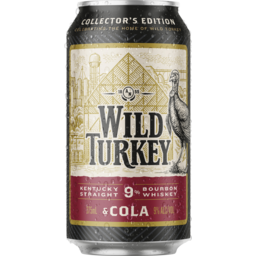Photo of Wild Turkey Heritage & Cola 9% 375ml