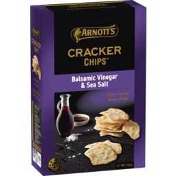 Photo of Arnott's Cracker Chips Balsamic Vinegar & Sea Salt 150g 150g