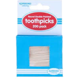 Photo of Korbond Tooth Picks Double Point 200pk