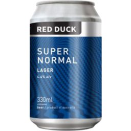 Photo of Red Duck Super Normal Lager Can