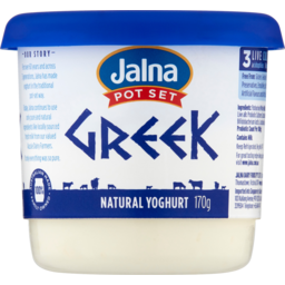 Photo of Jalna Pot Set Greek Natural Yoghurt 170g