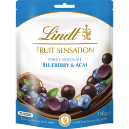 Photo of Lindt Fruit Sensation Dark Chocolate Blueberry And Acai 150g 150g