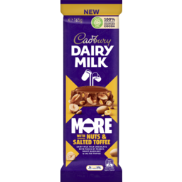 Photo of Cadbury Dairy Milk More With Nuts & Salted Toffee 165g 165g