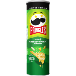 Photo of Pringles Seriously Cheeesy Garlic Flavour Limited Edition 118g 118g