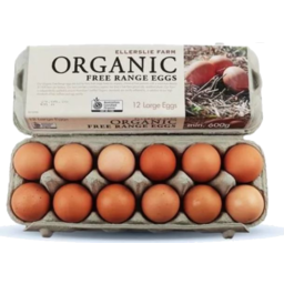 Photo of Ellerslie Farm Eggs Organic Dozen 600g