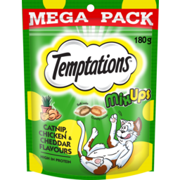 Photo of Temptations Mix Ups Catnip Chicken & Cheddar Treats Mega Pack