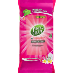 Photo of Pine O Cleen Disinfectant Multipurpose Wipes Tropical Blossom 120 Pack 