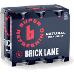 Photo of Brick Lane Natural Draught 6x355ml