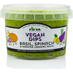 Photo of Fifya Dip Vegan Basil, Spinach Roasted Cashew Pesto 250g