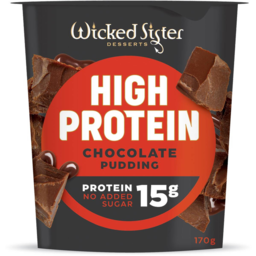 Photo of Wicked Sister Pudding High Protein Chocolate 170gm