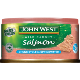 Photo of John West Salmon Skin & Boneless Springwater