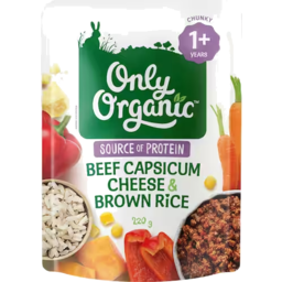 Photo of Only Organic Baby Food Beef Capsicum Cheese & Rice