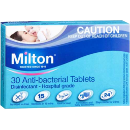 Photo of Milton Anti-bacterial Tablets 30pk
